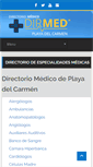 Mobile Screenshot of directoriomedicodeplayadelcarmen.com.mx